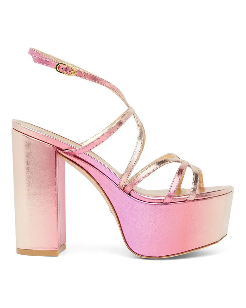Stuart Weitzman Barelythere Squarehigh Platform Sandal - Frau  Hot Pink Hot