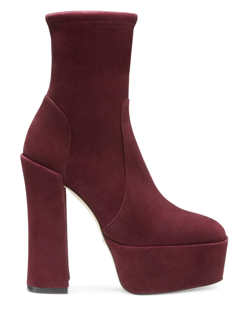 Stuart Weitzman Skyhigh 145 Stuart Platform Bootie - Frau  Cabernet Cabernet