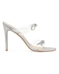 Stuart Weitzman Sw Bow 100 Slide - Frau  Crystal Crystal