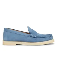 Stuart Weitzman Blake Loafer - Frau Loafer Und Flache Schuhe Blue Steel/sahne Blue