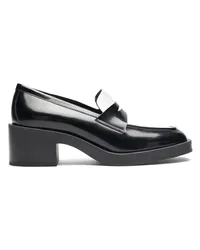 Stuart Weitzman Kaia 40 Loafer - Frau Loafer Und Flache Schuhe Schwarz Weiß Schwarz