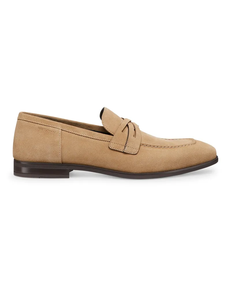 Stuart Weitzman Simon Crisscross Loafer - Mann Loafer & Mokassins Beige Beige