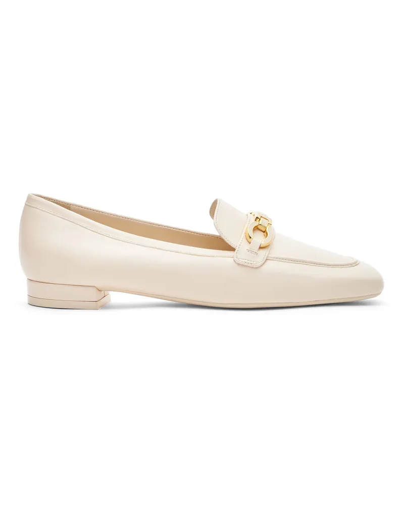 Stuart Weitzman Sw Signature Square Loafer - Frau Loafer Und Flache Schuhe Seashell Tonal Seashell