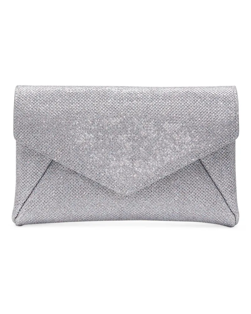 Stuart Weitzman The Loveletter Mini Clutch - Frau  Silver Silver