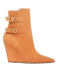 Stuart Weitzman Saloon 100 Wedge Bootie - Frau  Apricot Apricot