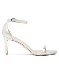 Stuart Weitzman Nudistcurve 75 Sandal - Frau Sandalen Silber Silber