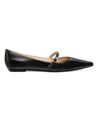 Stuart Weitzman Emilia Mary Jane Flat  - Frau Loafer Und Flache Schuhe Schwarz Schwarz