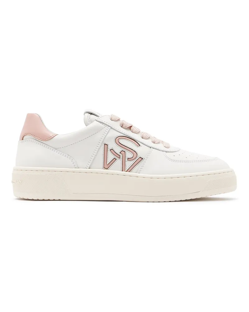 Stuart Weitzman Sw Courtside Logo Sneaker - Frau Sneakers Weiß Weiß