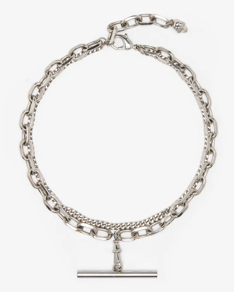 Alexander McQueen Sling Halskette - Item 804724J160N0926 Palladium