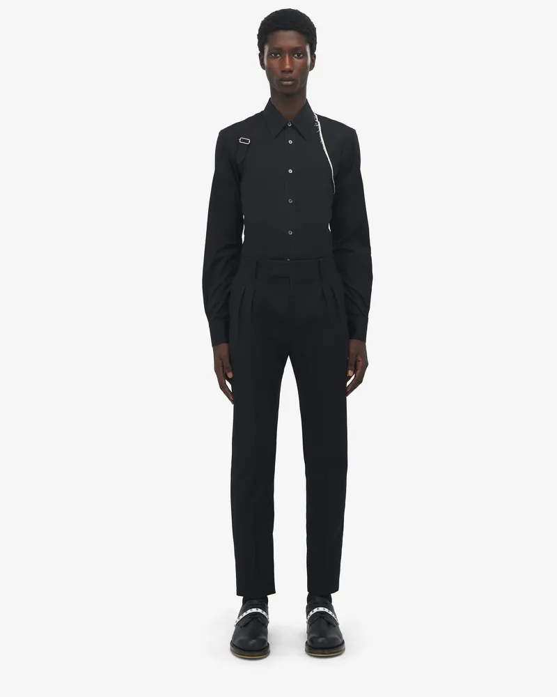 Alexander McQueen Couture-Hose aus Wollmohair - Item 832883QUAAE1000 Schwarz