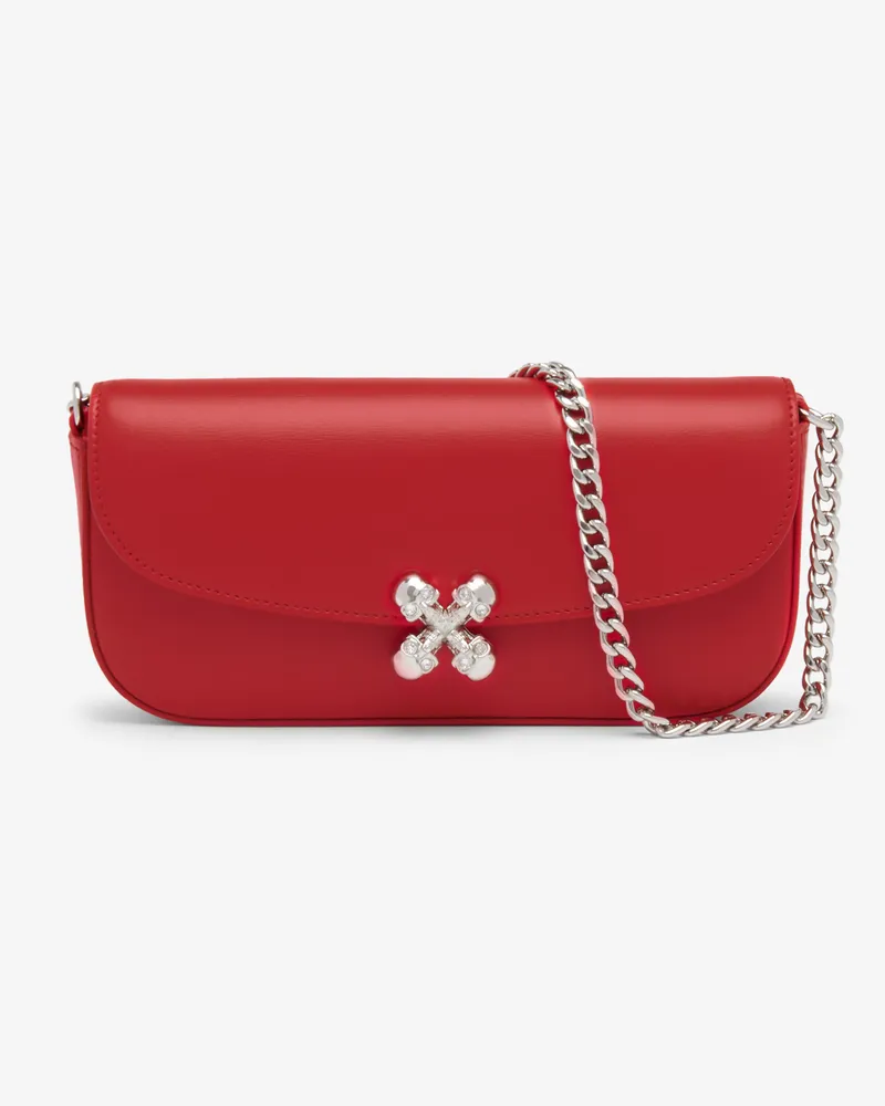Alexander McQueen Kleine Skull Flower Tasche - Item 8360371MABN6406 Rot