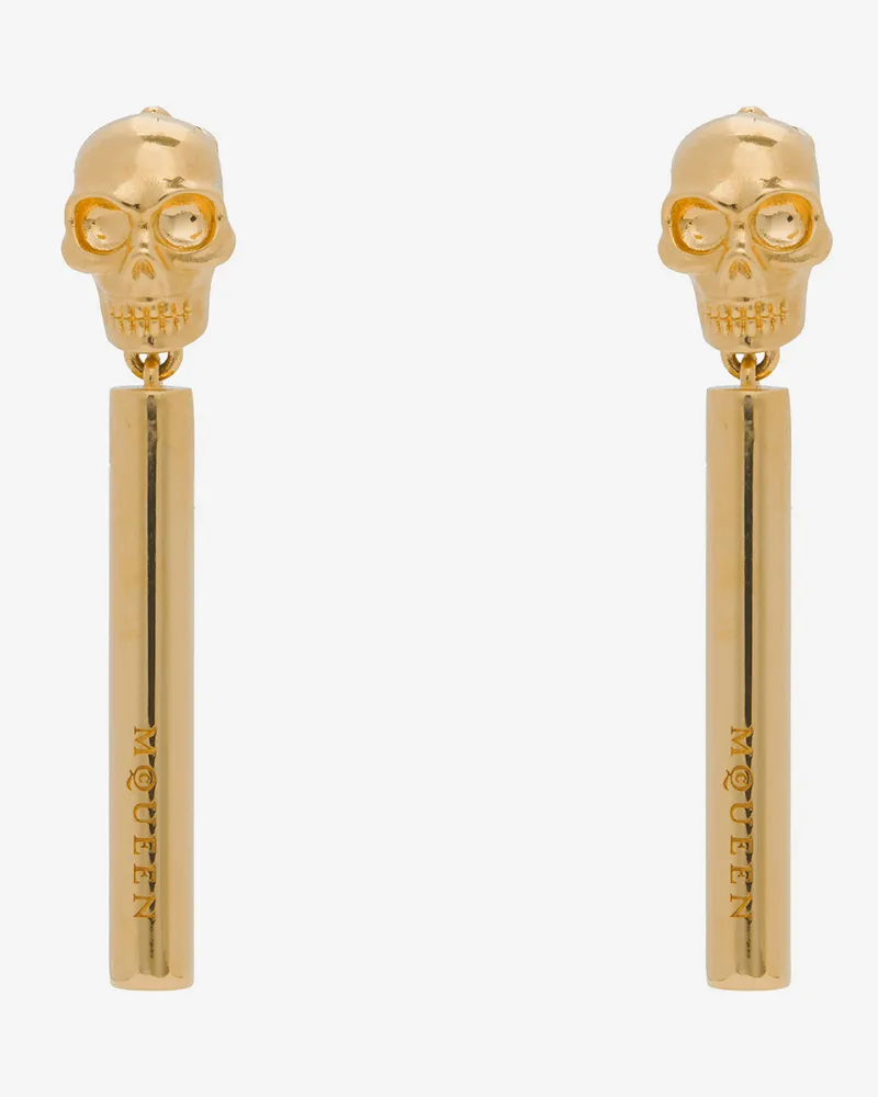Alexander McQueen Skull Bar Ohrringe - Item 809384J161G0935 Gold