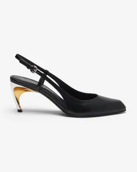 Alexander McQueen Armadillo Slingback-Pumps Schwarz