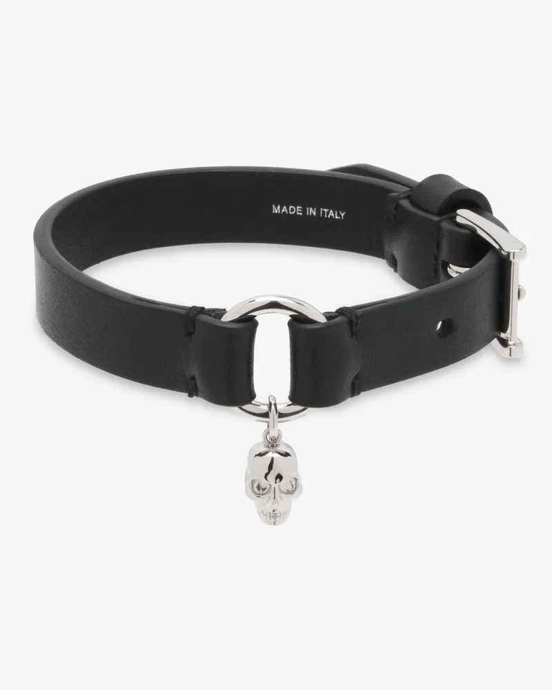 Alexander McQueen Skull-Ring-Armband - Item 8553241AAV41000 Schwarz