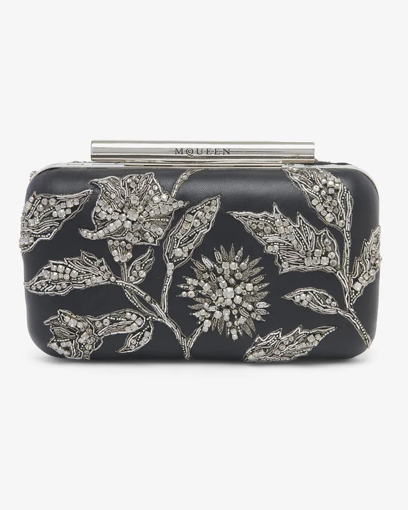 Alexander McQueen T-Bar Box Clutch - Item 8137151VPBC8490 Schwarz