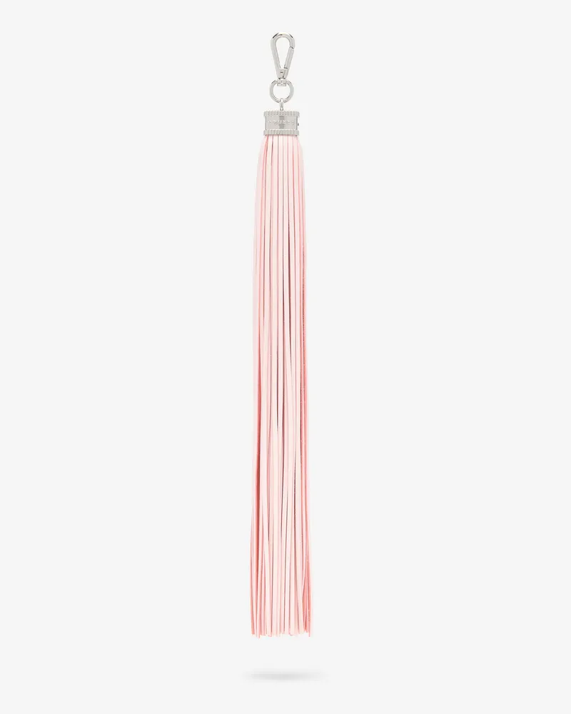 Alexander McQueen Anhänger mit Quaste aus Leder - Item 8300981VAAA5623 Rose