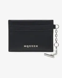 Alexander McQueen Sling Kartenetui Schwarz