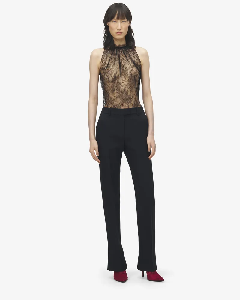 Alexander McQueen Couture-Hose aus Wollseide - Item 843646QJAAA1000 Schwarz