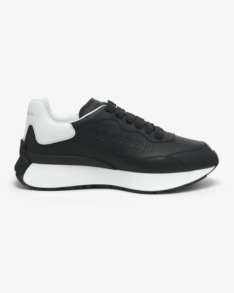 Alexander McQueen Sprint Runner - Item 841162WIAHE1070 Schwarz