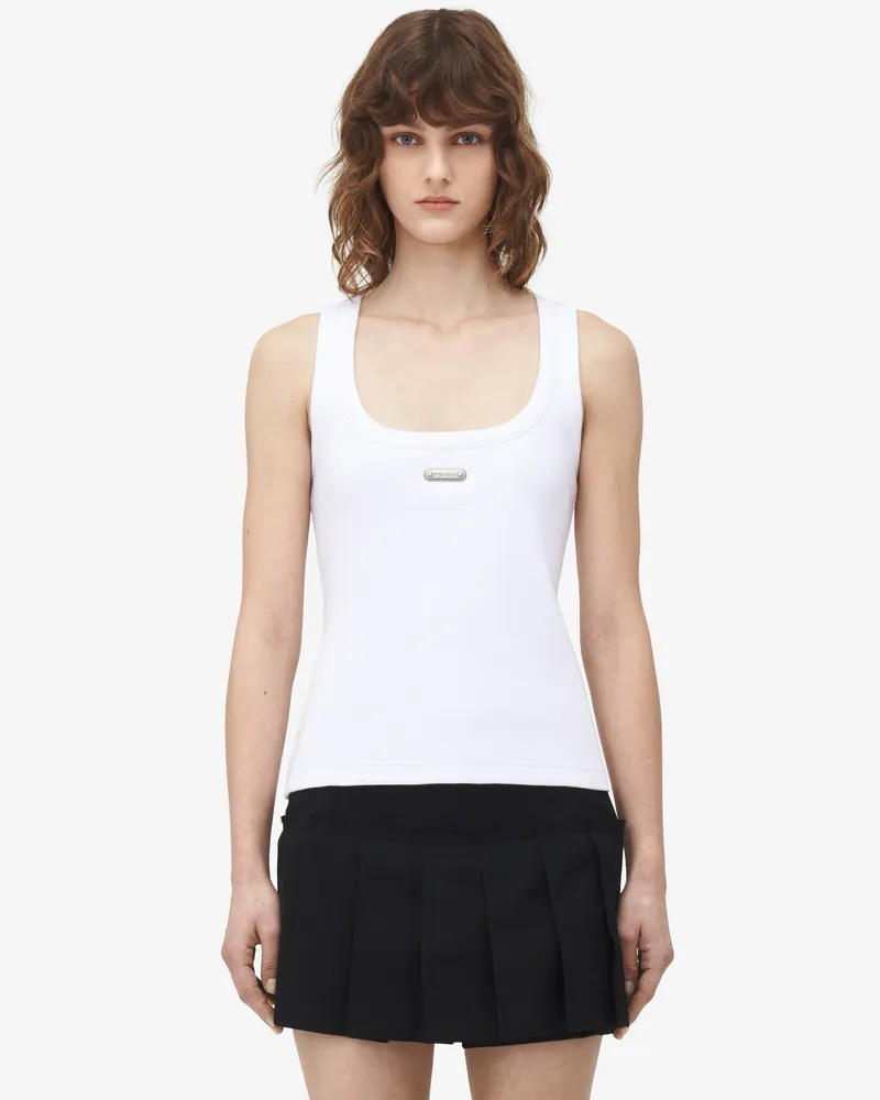 Alexander McQueen McQueen Plaque Tank-Top - Item 830486QLAER9000 Optical