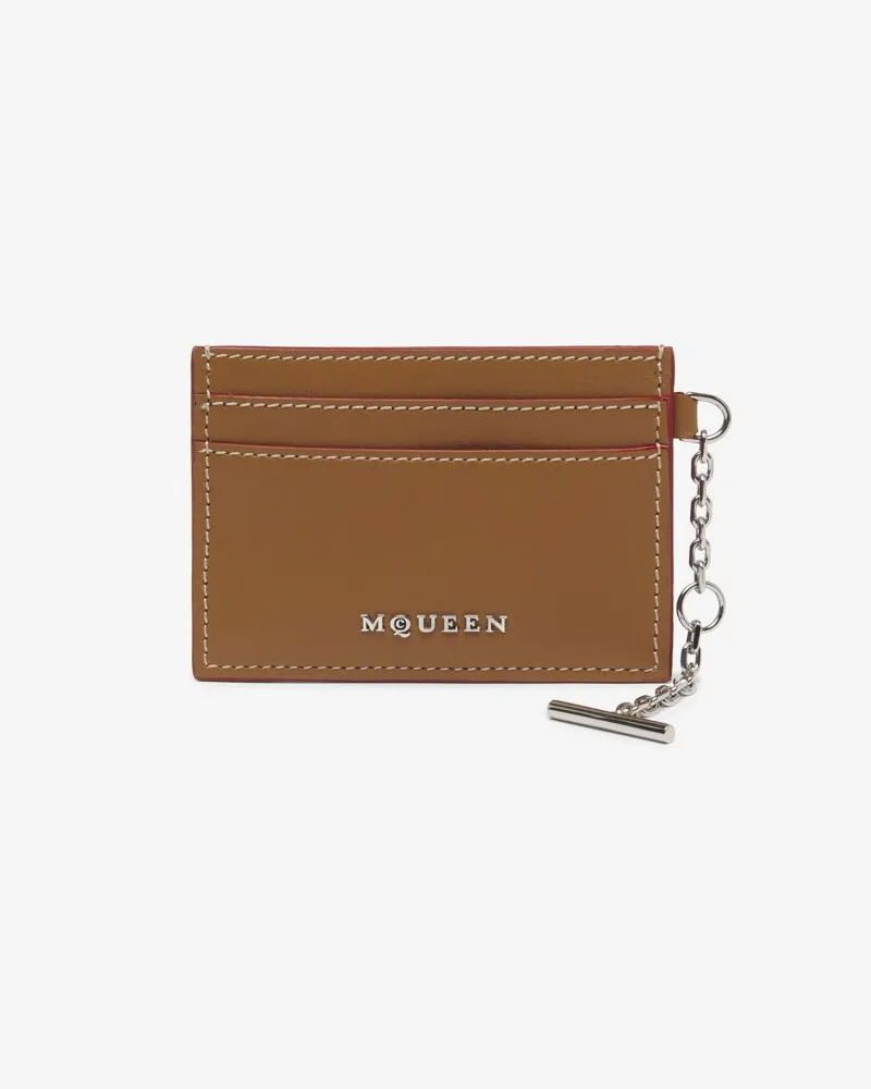 Alexander McQueen Sling Kartenetui Pecan