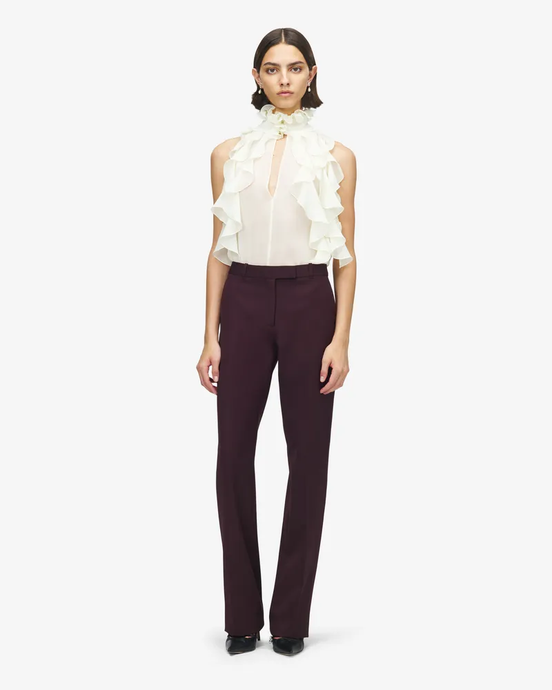 Alexander McQueen Couture-Hose mit geradem Bein - Item 856859QJAAC5146 Dunkelrot