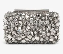 T-Bar Box-Clutch mit Kristallstickerei - Item 81371517HHI1402