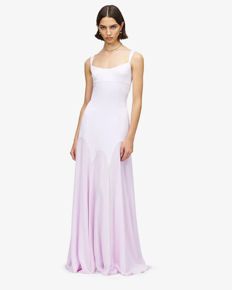 Alexander McQueen Abendkleid aus Satin - Item 852927QEAAL5147 Rosa