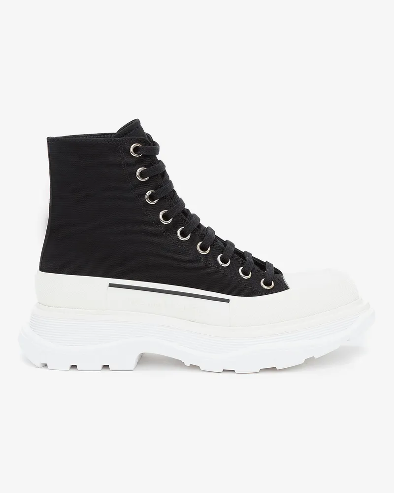 Alexander McQueen Stiefel mit Profilsohle - Item 697080W4MV21070 Schwarz