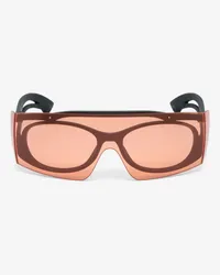 Alexander McQueen Zweifarbige Sonnenbrille Schwarz