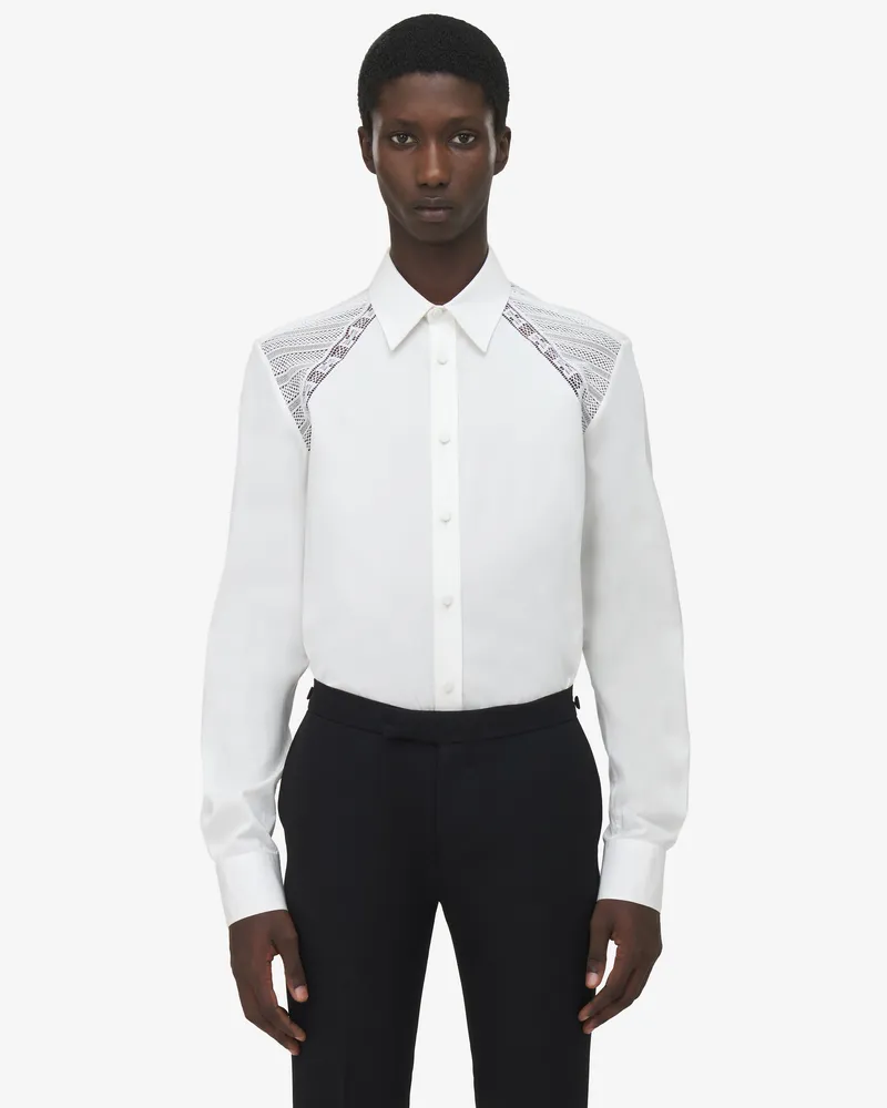 Alexander McQueen Hemd mit Gurt aus Spitze - Item 828867QNAAX9016 Soft