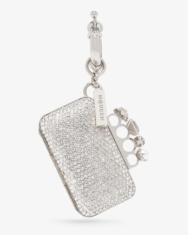Alexander McQueen Knuckle Clutch Anhänger - Item 856072J161B1021 Palladium