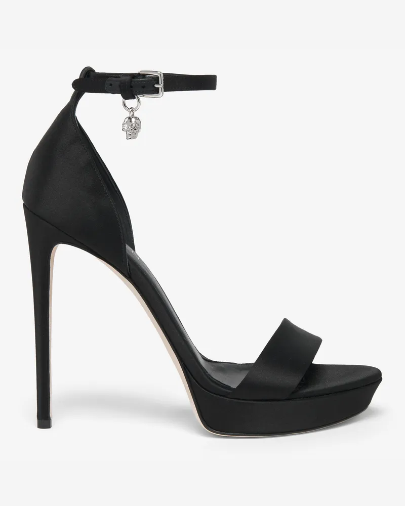 Alexander McQueen Jewel Plateau-Sandale - Item 851992W4ABW1000 Schwarz