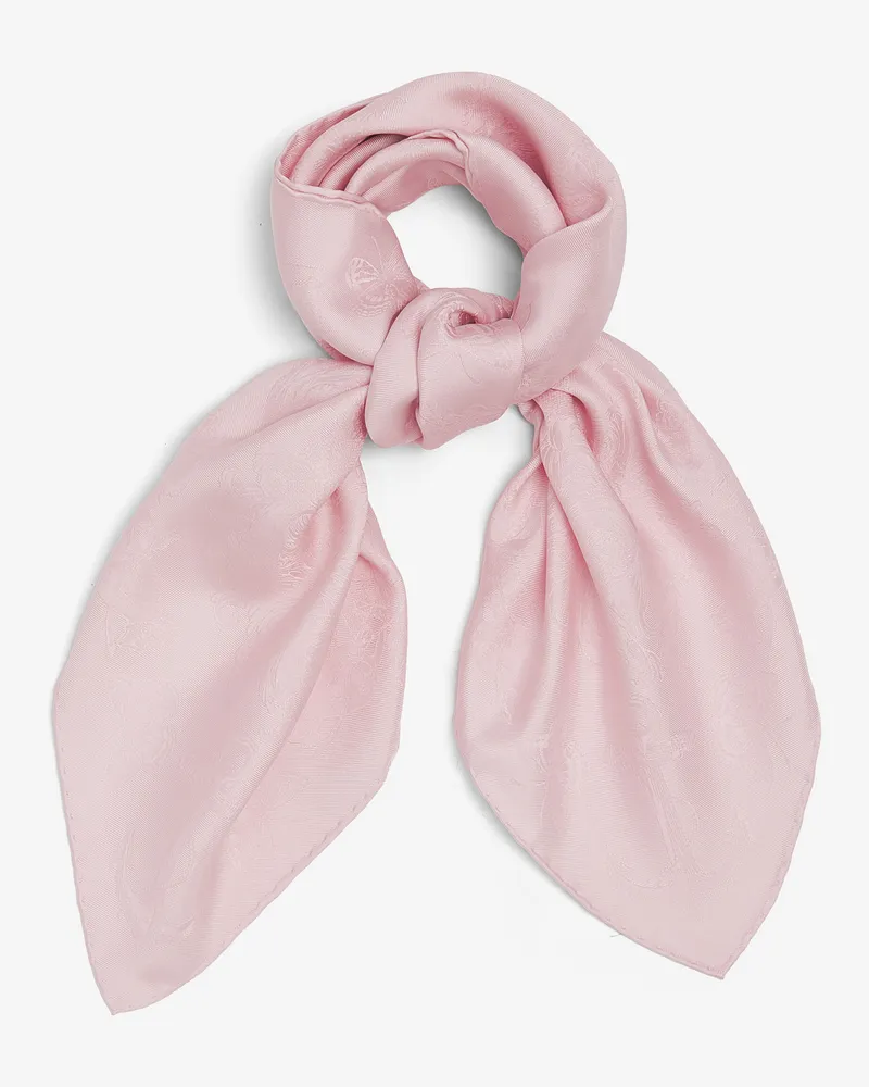 Alexander McQueen Sailor Tattoo Jacquard Foulard - Item 8363293009Q6900 Rose