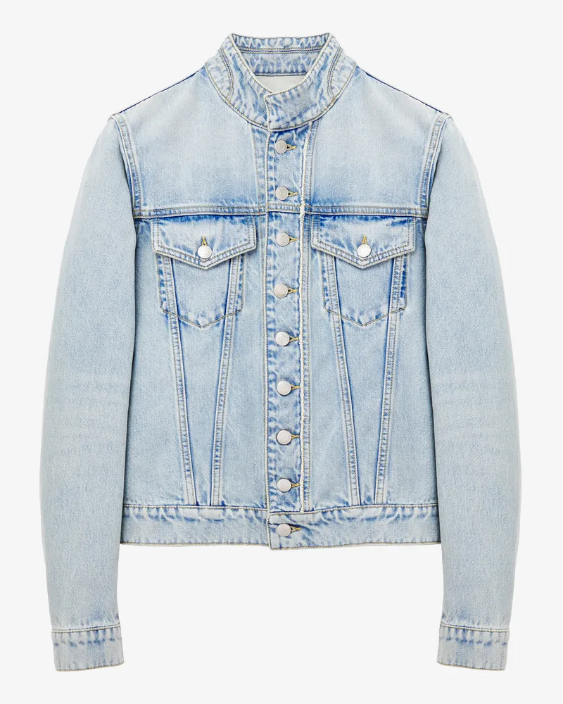 Alexander McQueen Stonewashed Jeansjacke - Item 820885QYABN4211 Ausgewaschenes