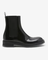 Alexander McQueen Float Chelsea-Stiefel Schwarz