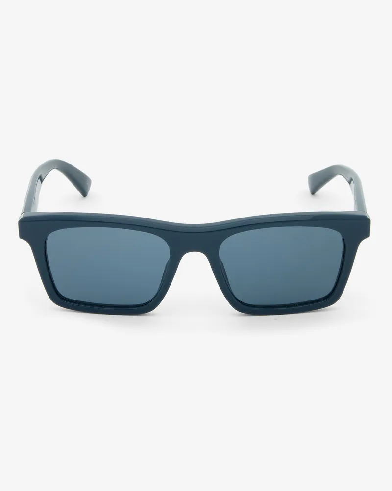 Alexander McQueen Rechteckige Sonnenbrille mit McQueen Logo - Item 810708J07494014 Blau