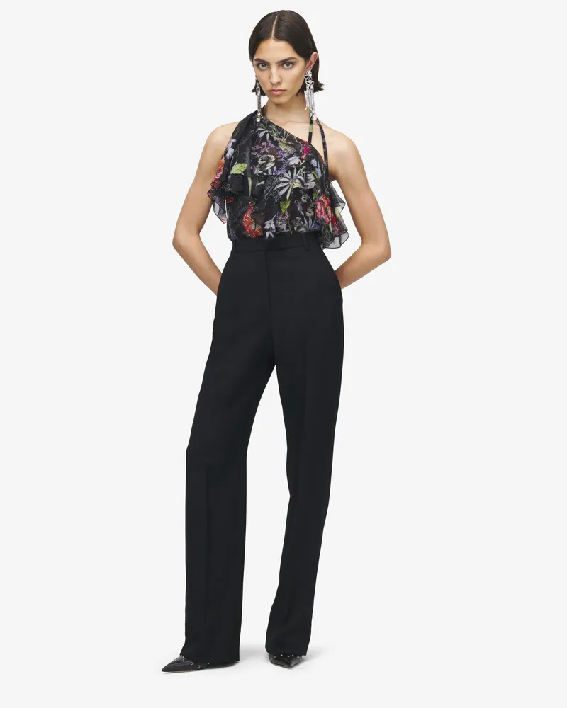 Alexander McQueen Couture-Hose mit hohem Bund - Item 847381QJAAC1000 Schwarz