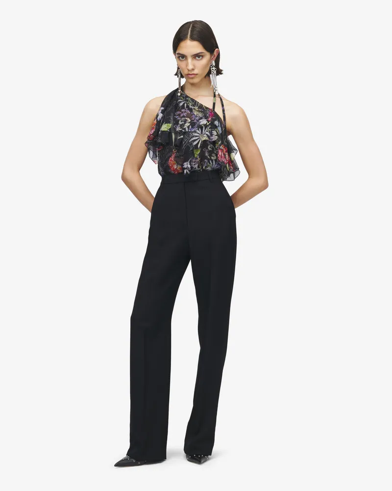 Alexander McQueen Couture-Hose mit hohem Bund - Item 847381QJAAC1000 Schwarz