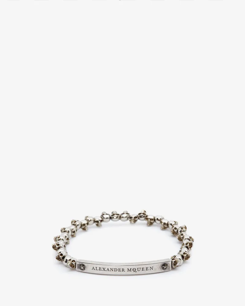 Alexander McQueen Skull-Armband Bunt