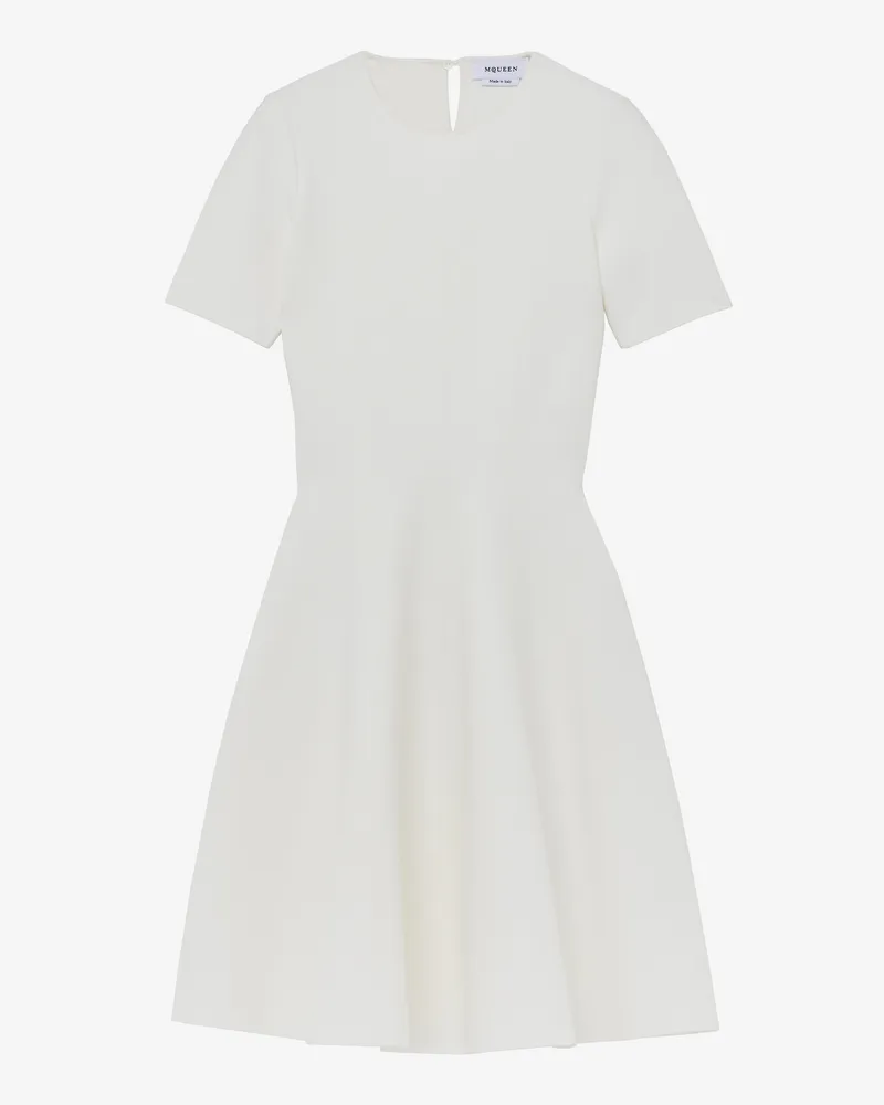 Alexander McQueen Strickkleid Midi-Länge - Item 843509Q1BEY9004 Elfenbeinfarben