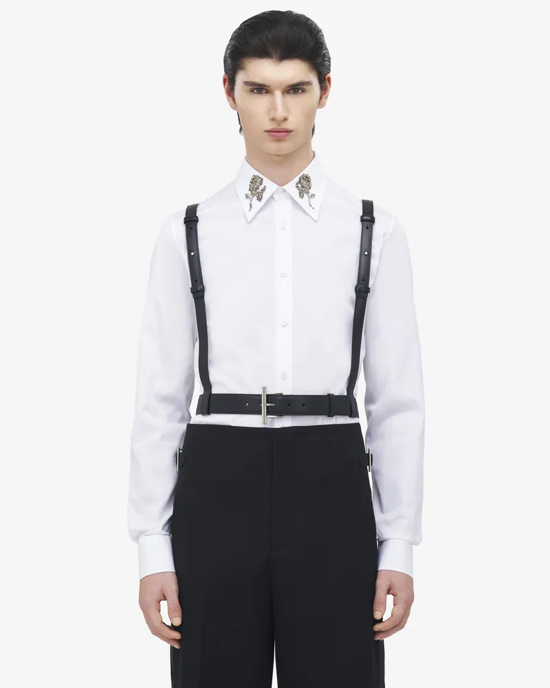 Alexander McQueen T-Bar Harness Belt - Item 8384341HBEE1000 