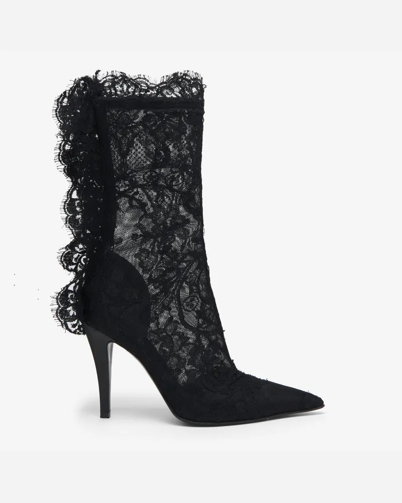 Alexander McQueen Heron Schnürstiefel - Item 846023W4ABR1003 Schwarz