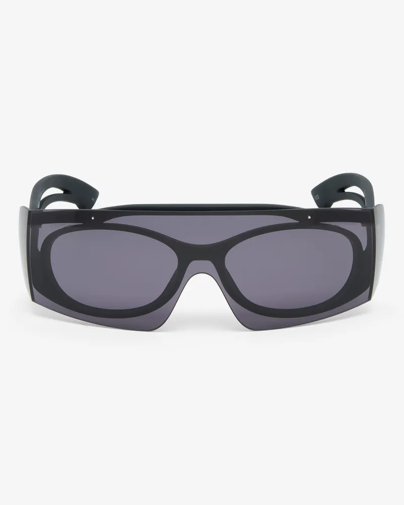 Alexander McQueen Zweifarbige Sonnenbrille - Item 810905J07521056 Schwarz