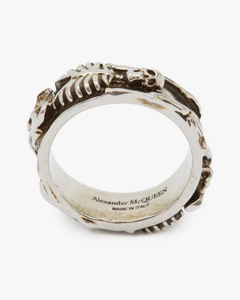 Alexander McQueen Ring Dancing Skeleton - Item 575539J160Y0446 Bunt