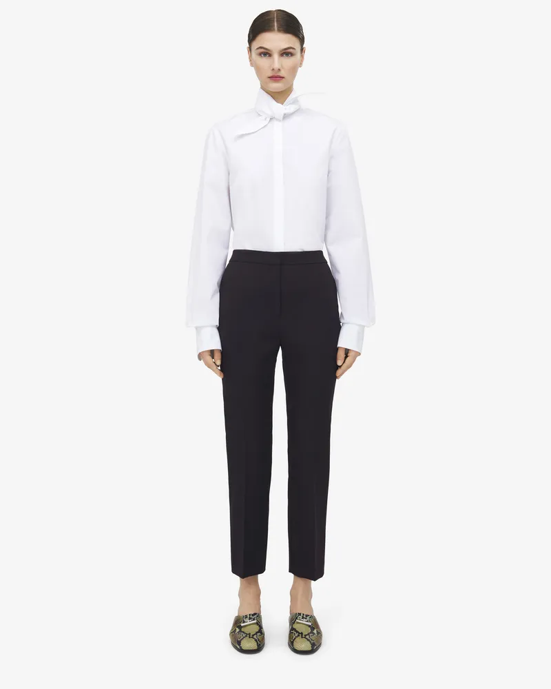 Alexander McQueen Zigarettenhose - Item 830041QJAFG2023 Dunkelbraun