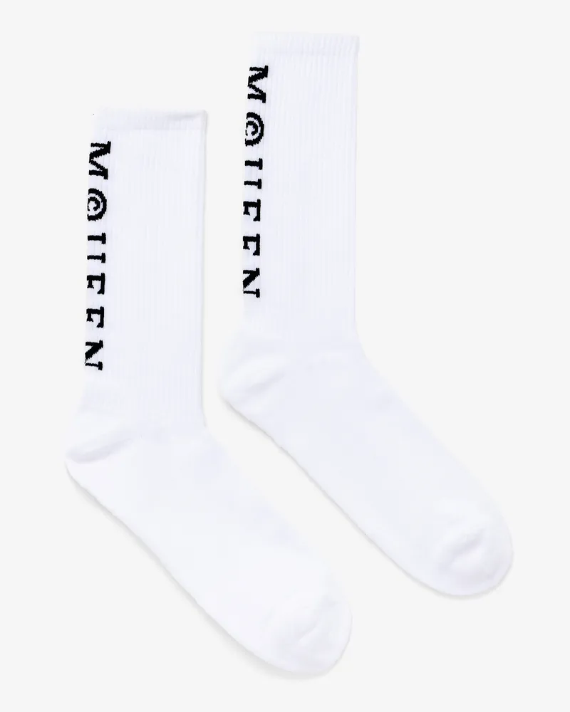 Alexander McQueen McQueen Logo Socks - Item 8375084720Q9060 Weiss