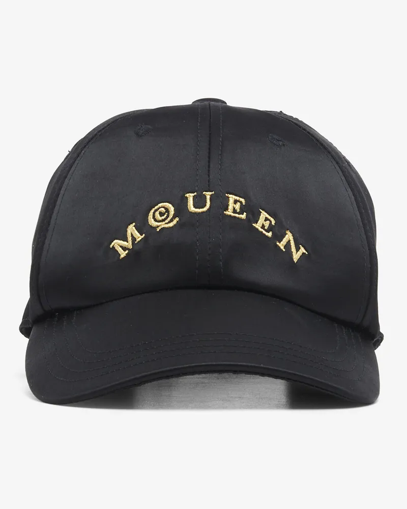 Alexander McQueen McQueen Logo Baseballmütze - Item 8518164B11Q1000 Schwarz