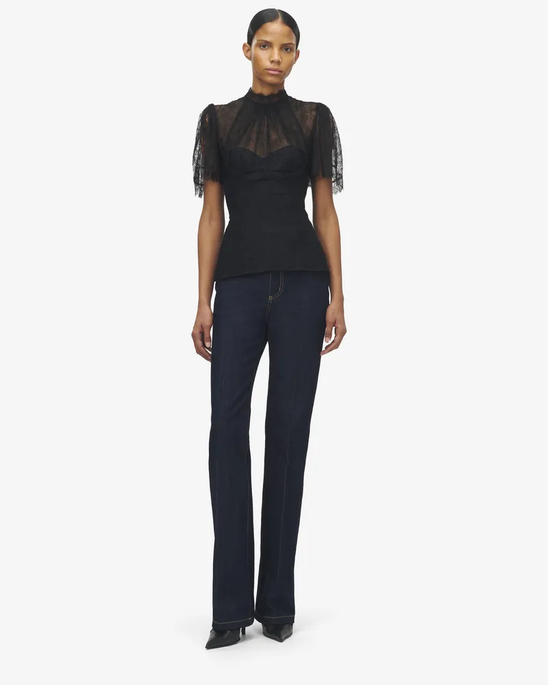 Alexander McQueen Jeans mit geradem Bein - Item 843359QMADZ4098 Dunkelblau
