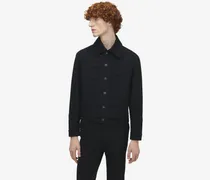 Frogging-Detail Jacke aus Denim - Item 843446QYAAC1000